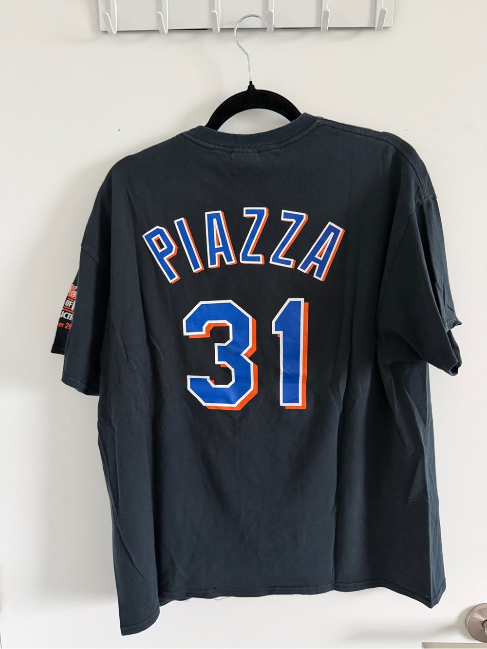 New York Mets Mike Piazza Hall of Fame Tee Shirt